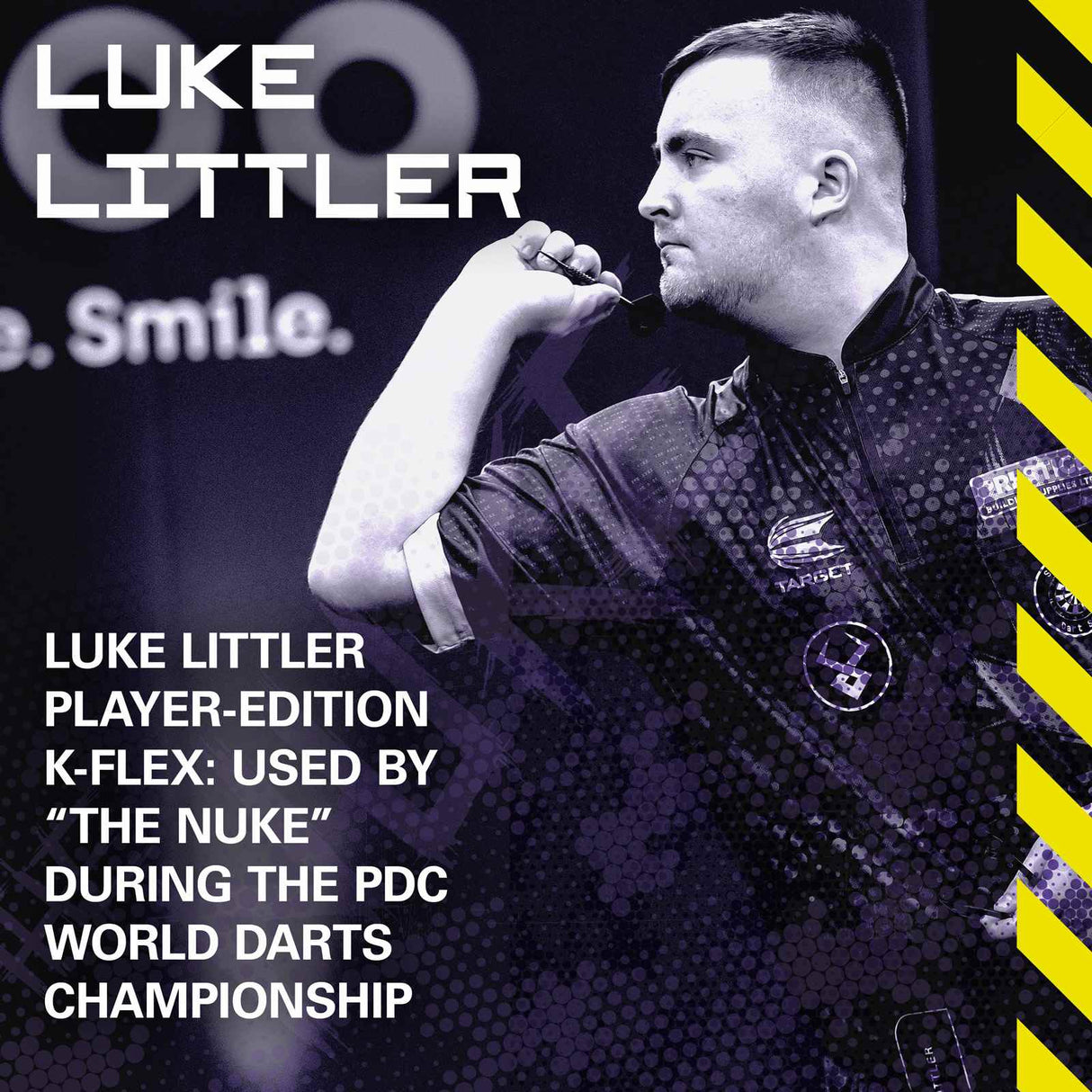 Target Darts Luke Littler The Nuke K-Flex No.2 Flights 26mm