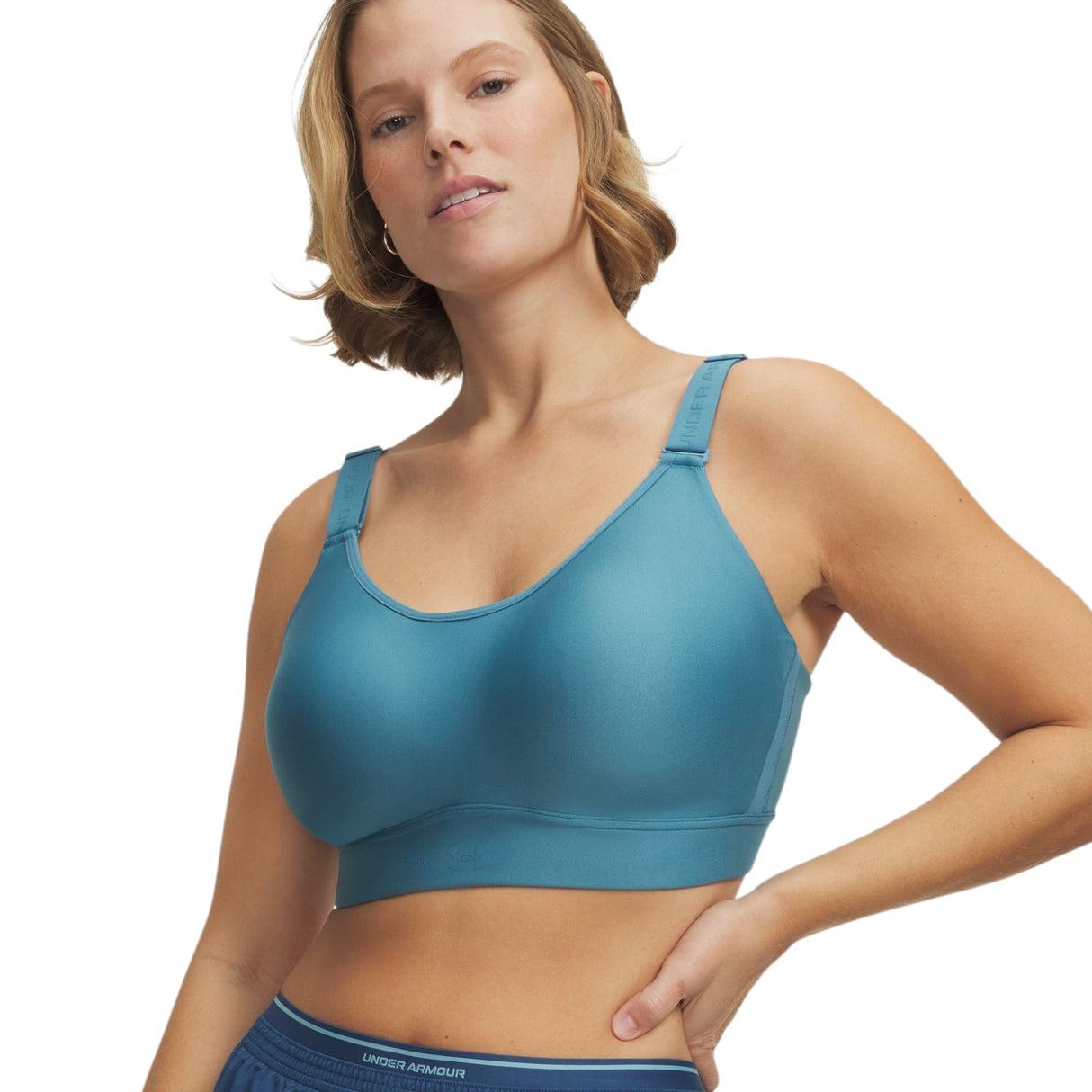 UA Infinity Mid 2.0 Bra Blue