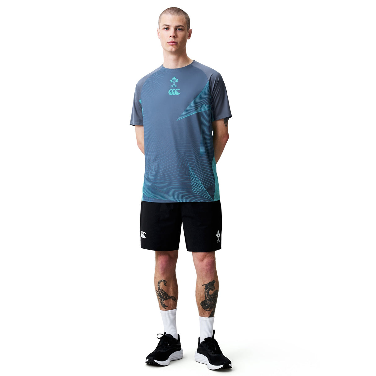 Canterbury IRFU 26 Light Train Tee Blue