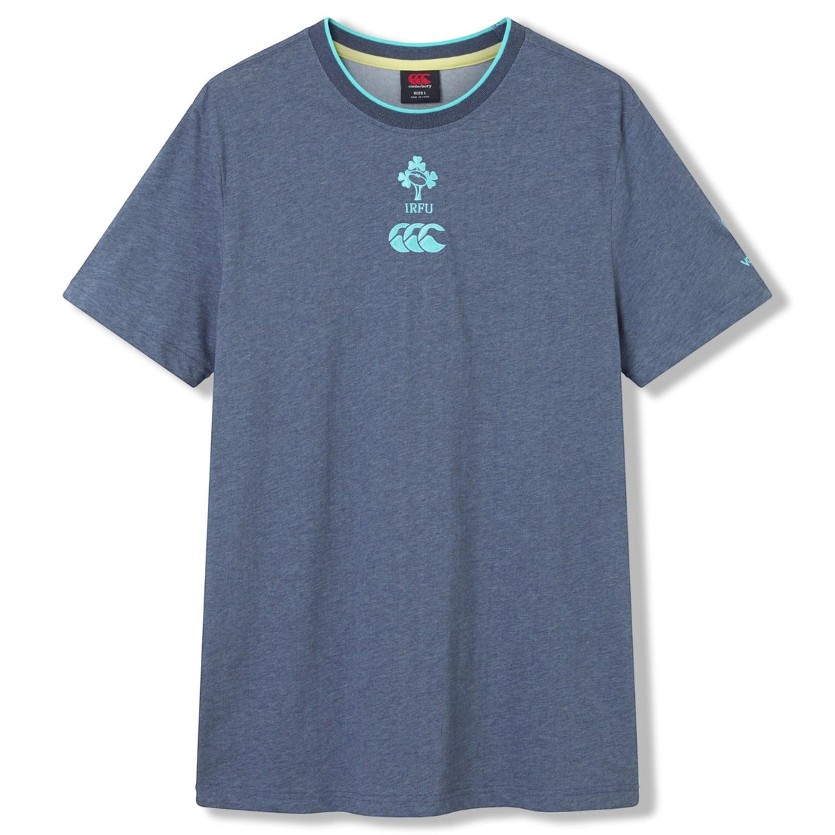 Canterbury IRFU Team Ctn Tee Vintage Blu