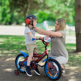 Huffy Spiderman 16in Bike Red