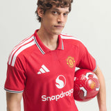 adidas MUFC 26 Auth Home Jersey Red