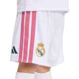 adidas Real Madrid 26 Kids Home Kit Wht
