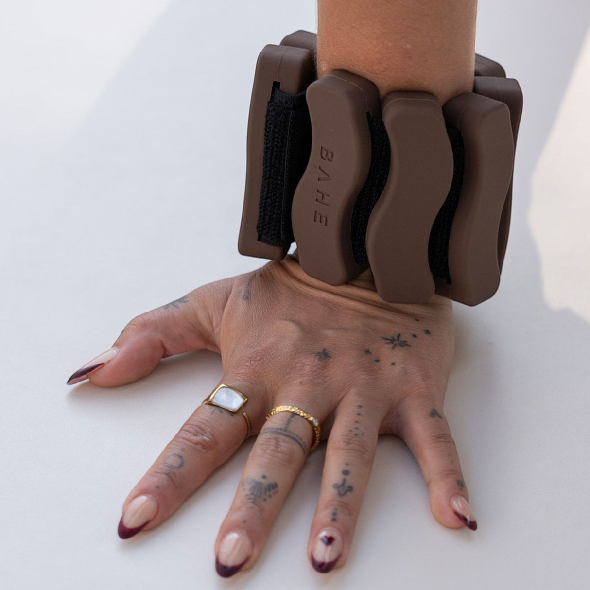 BAHE Silicone Ankle Wrist Wghts 500g Brw