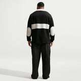 Nike Mens Club LS Rugby Top Black