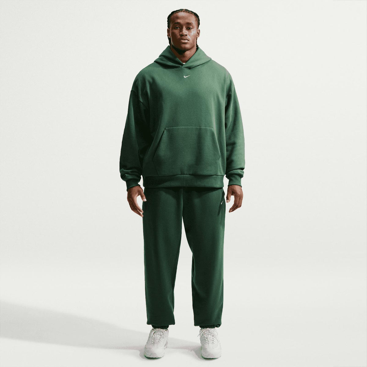 Nike Mens Club BB Hoodie Green