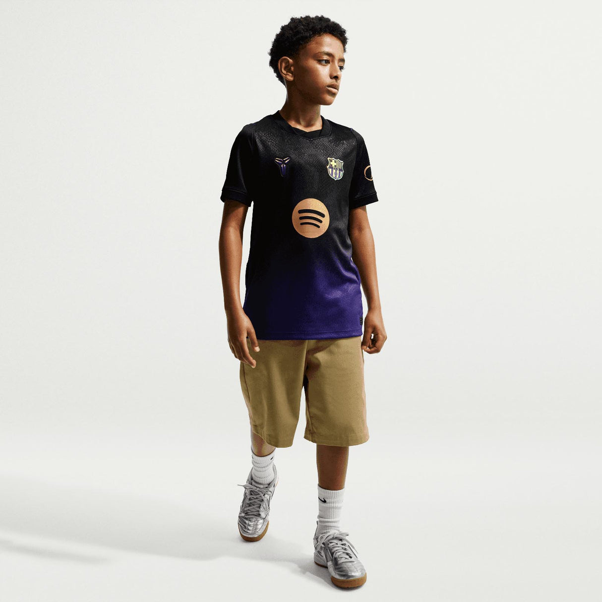 Nike X Kobe FCB 26 Kids Away Jersey Purp