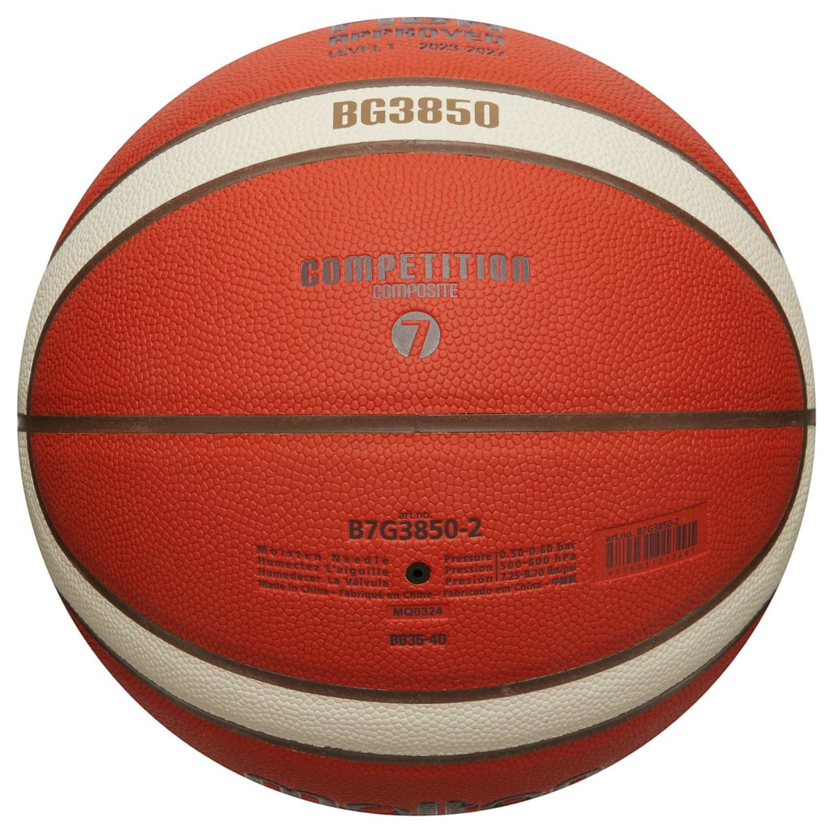 Molten Indoor/Outdoor Training Basketball - Size 7