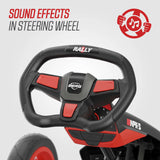 BERG Rally APX Red 3 Gears Go-Kart and Trailer