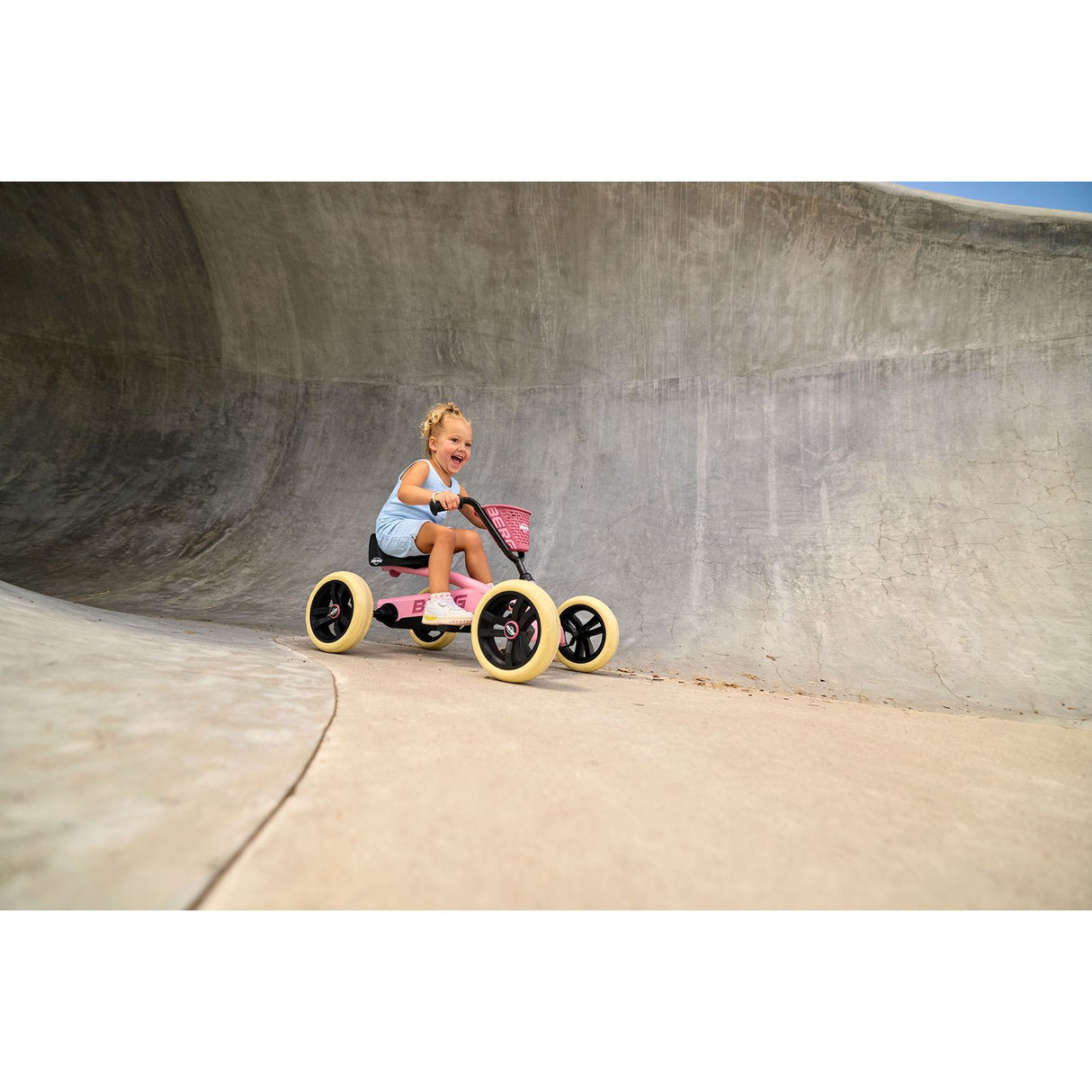 BERG Buzzy Pink Go-Kart