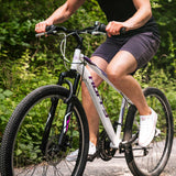 Huffy Extent 26” Adults Mountain Bike - Model Lifestyle view 