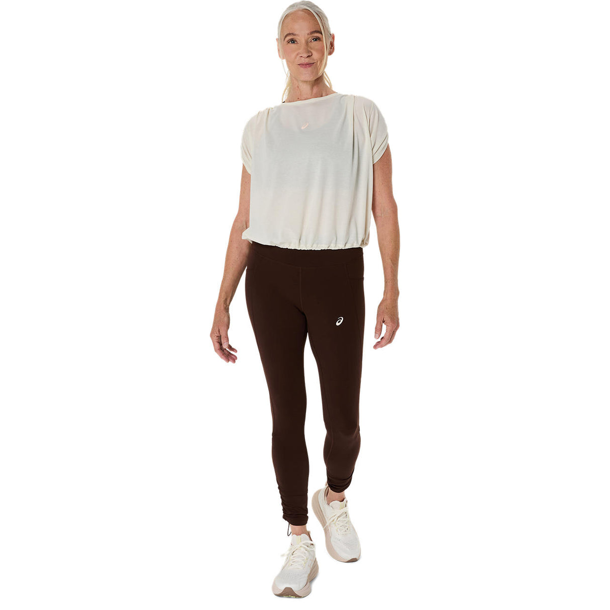 Asics Nagino Run Short Sleeve Womens Top