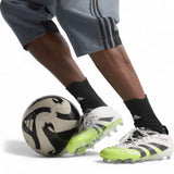 adidas Predator Elite Adults Firm Ground Football Boots Model with Ball View