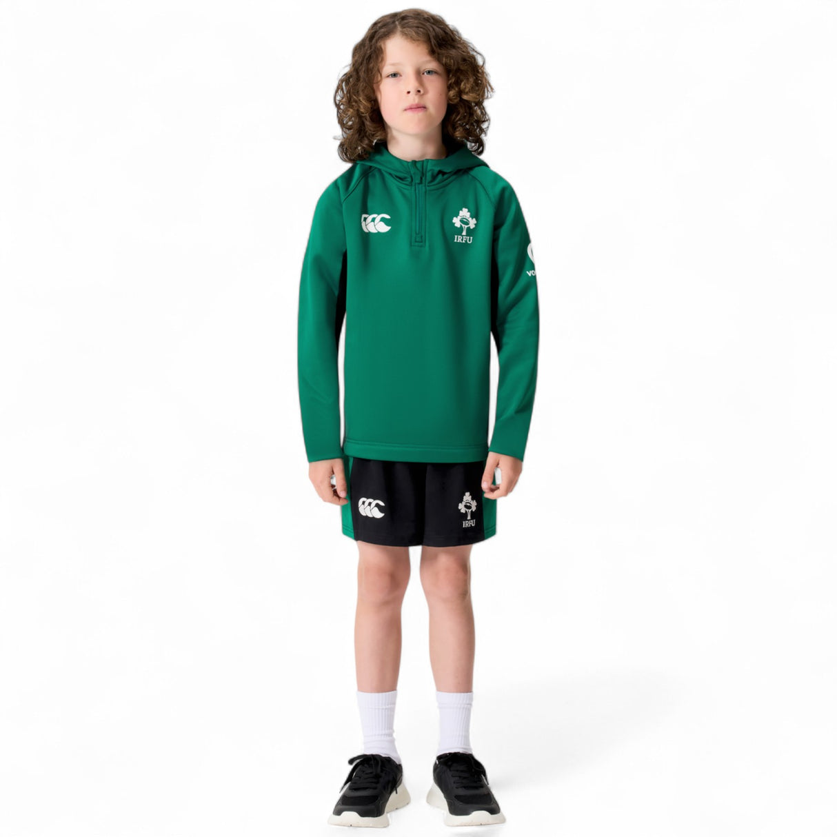 Canterbury IRFU Ireland Rugby Kids Half-Zip Training Hoodie