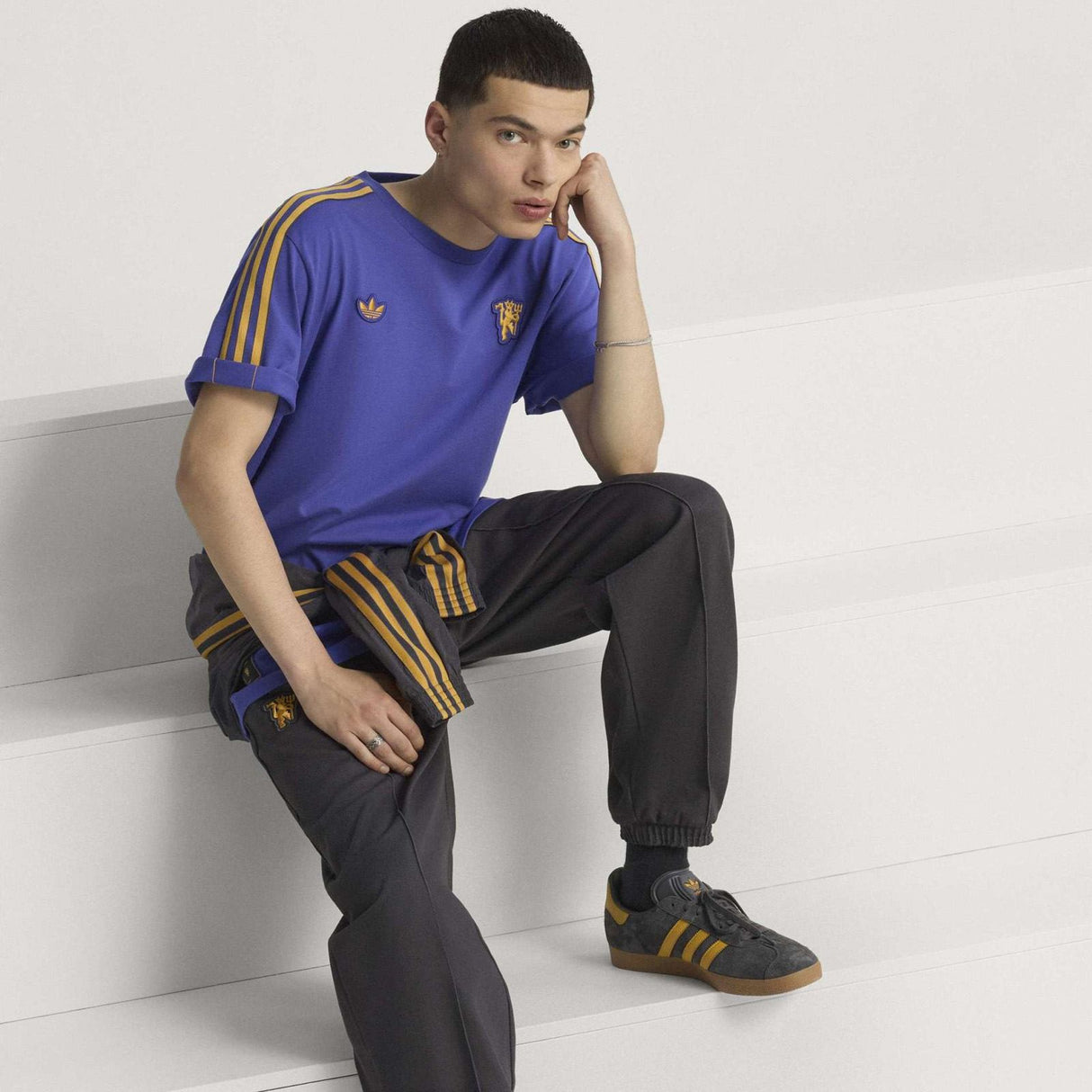 adidas OG MUFC 25 Icon Tee Purple