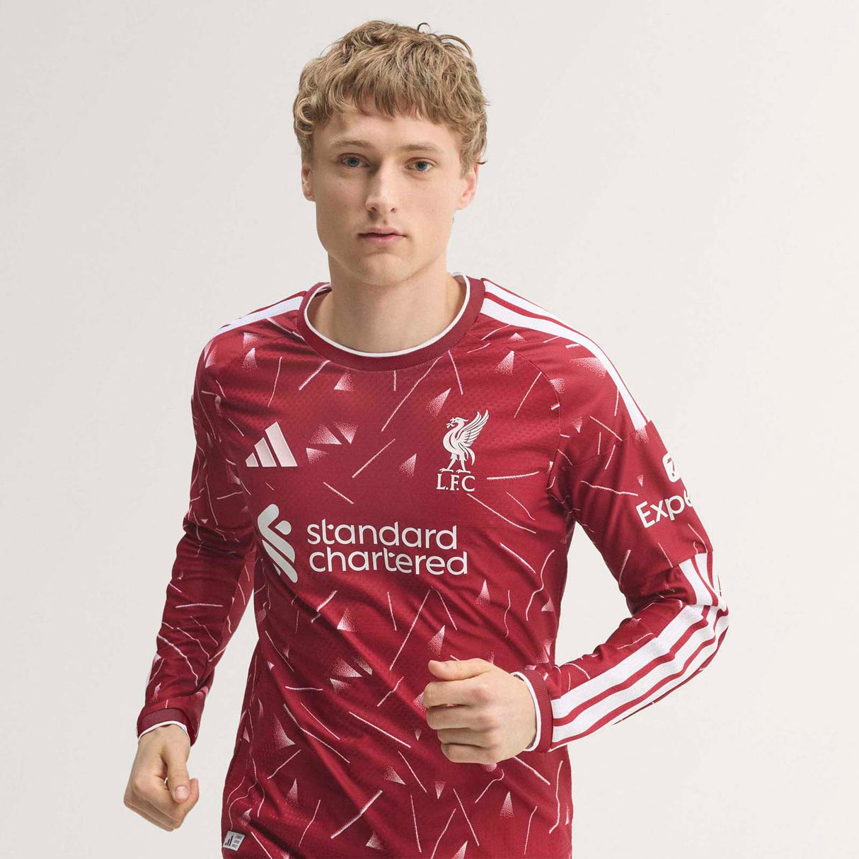 adidas LFC 26 Auth Home LS Jersey Red