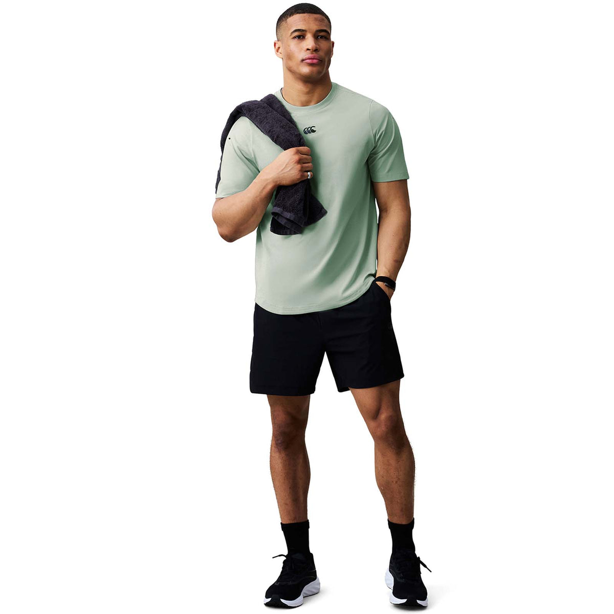 Canterbury Men Everest Dart Tech Tee Grn