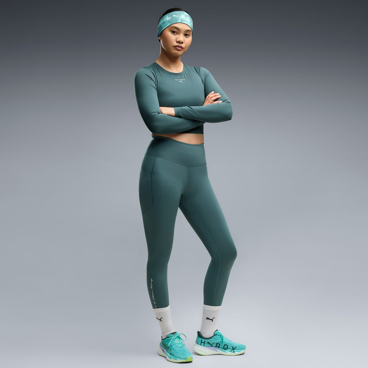 Puma Velocity Nitro 5 Hyrox Womens Green