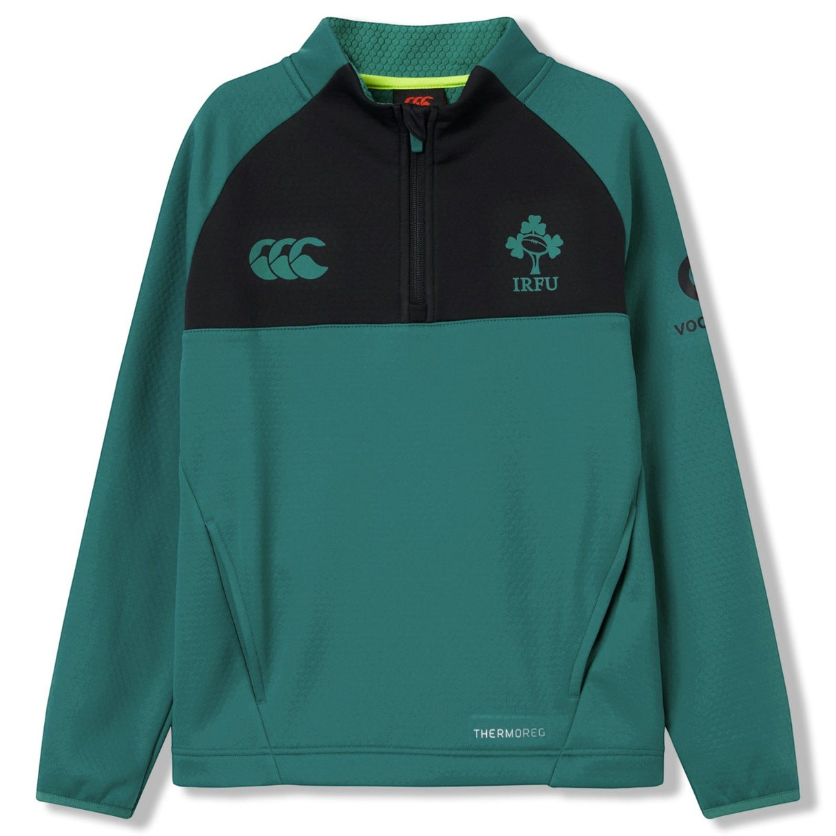 Canterbury IRE Kids Qzip Trng Top Green