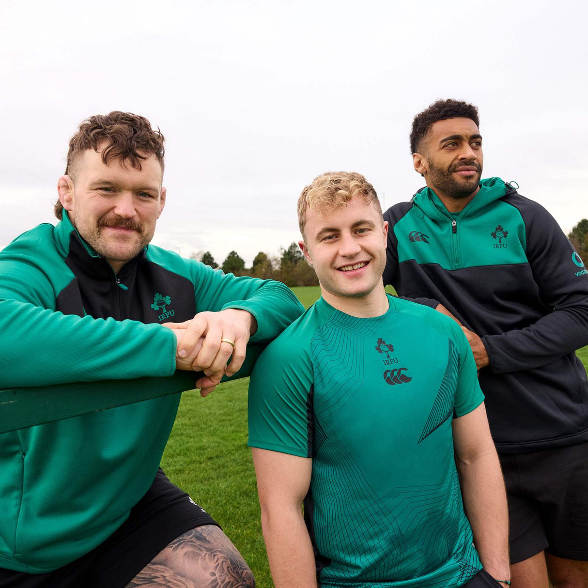 Canterbury IRE QZip Training Top 26 Grn