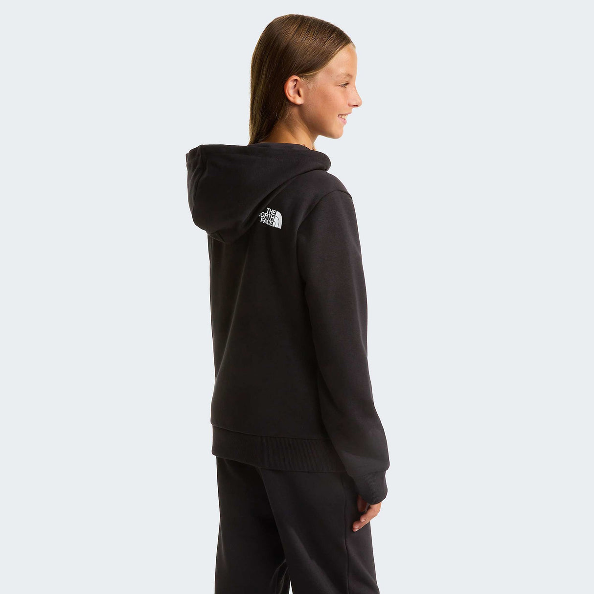 TNF GIRL TEEN DOME LIGHT HOODIE Black