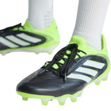 adidas Copa Pure III Elite Adults Firm Ground Rugby Boots Model Close-Up Outer View