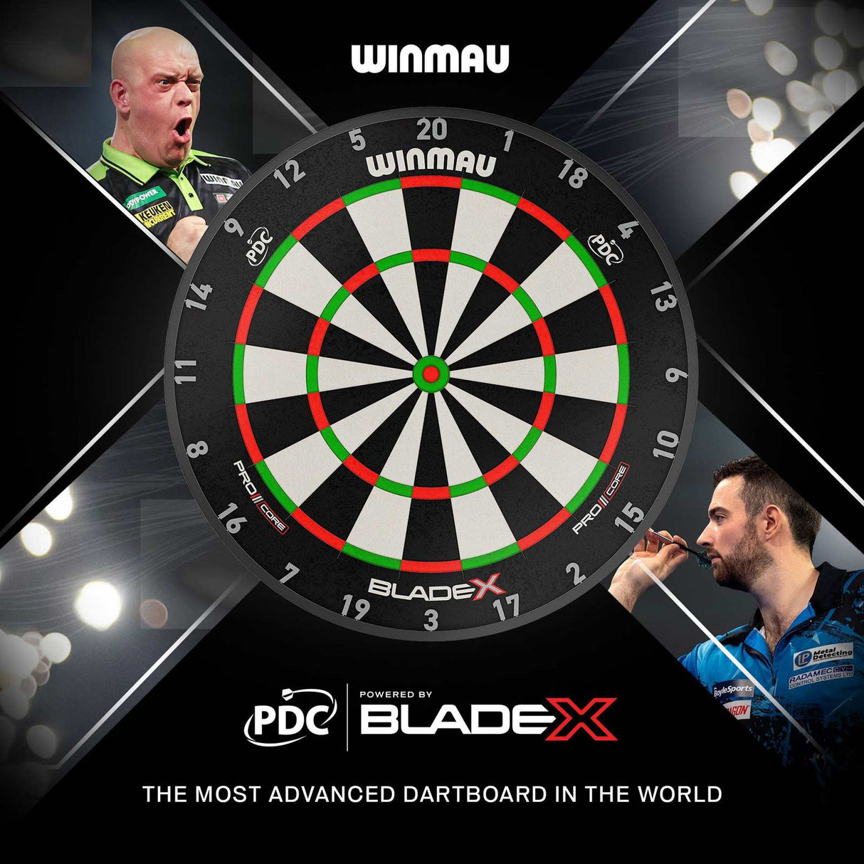 Winmau Blade X Official PDC Competition Premium Dartboard