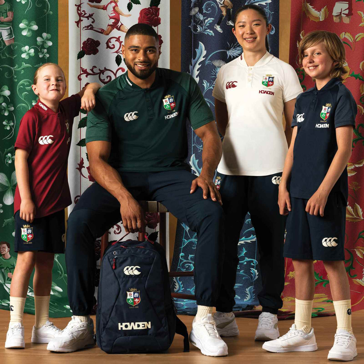 Canterbury British & Irish Lions Rugby 2024/25 Mens Short Sleeved Polo Shirt