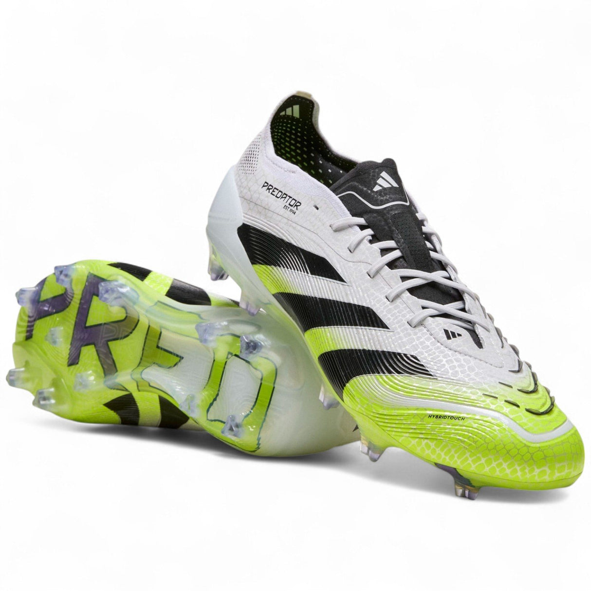 adidas Predator Elite Adults Firm Ground Football Boots Pair Outer Side and Sole View