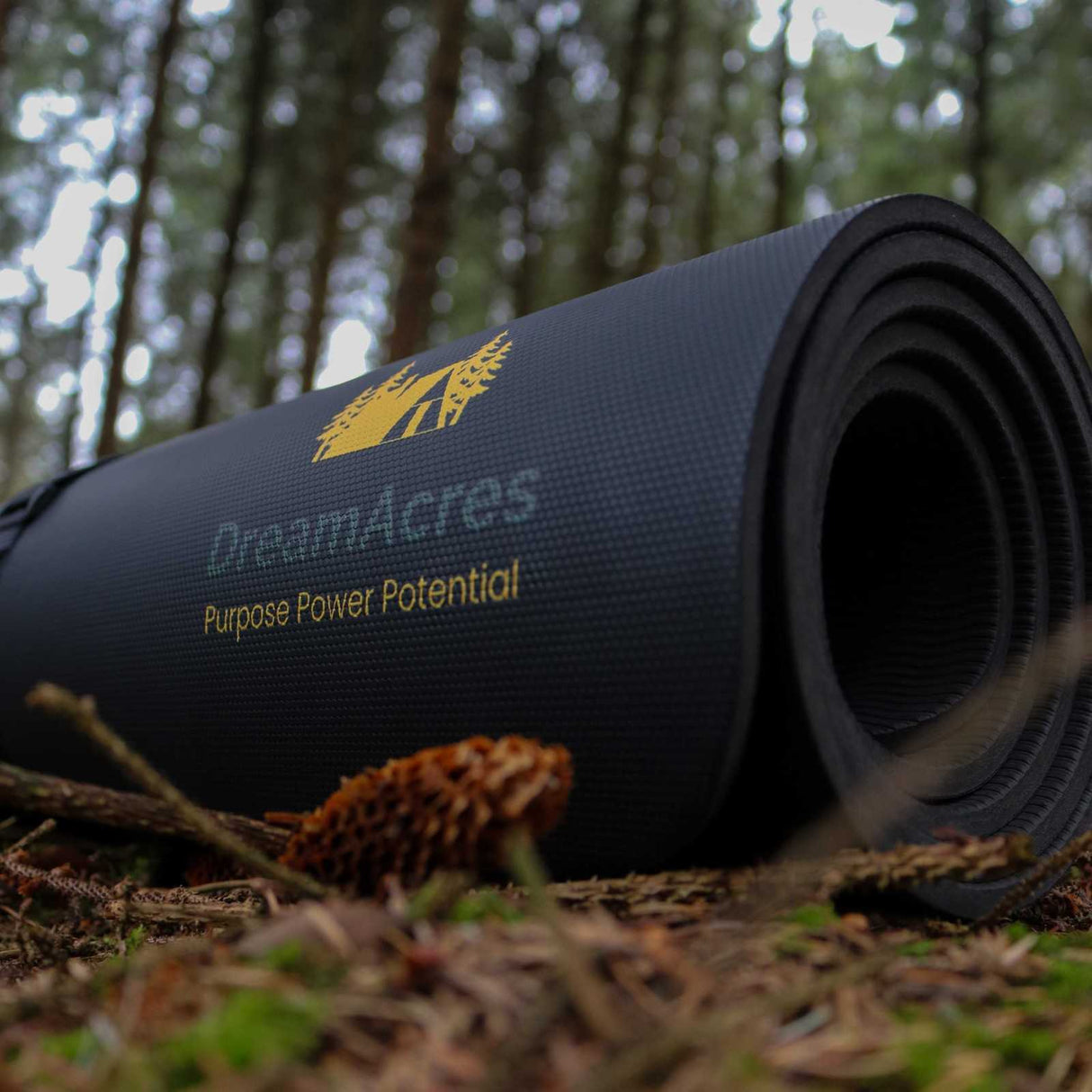 DREAM ACRES Grounding Fitness Mat Black