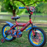 Huffy Spiderman 16in Bike Red
