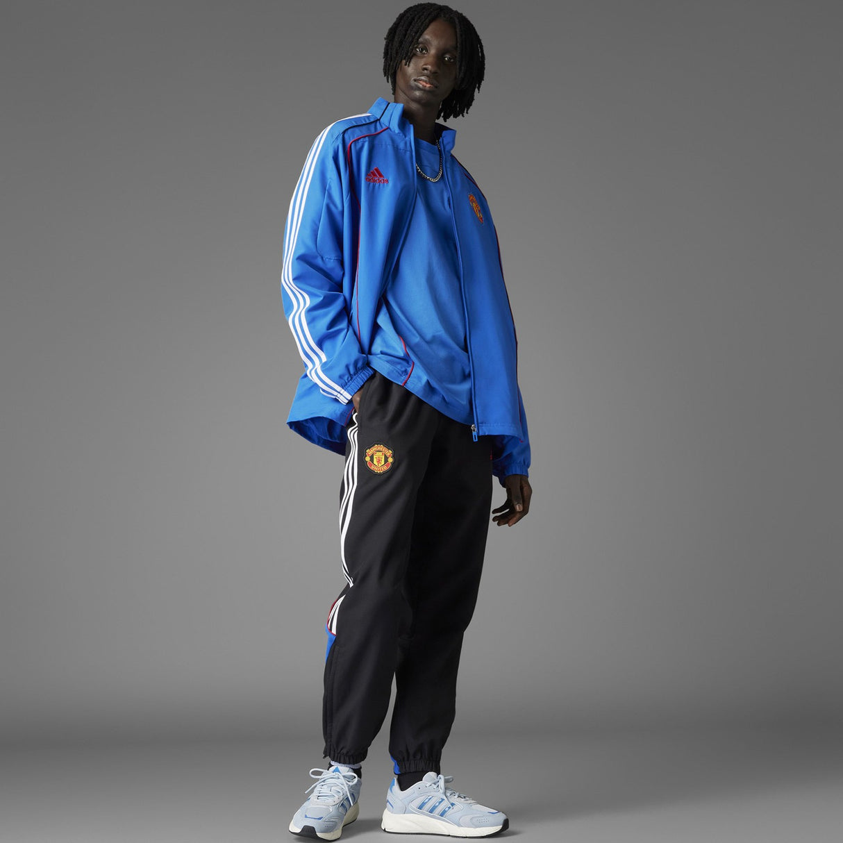 adidas Manchester United Football Mens Track Pants
