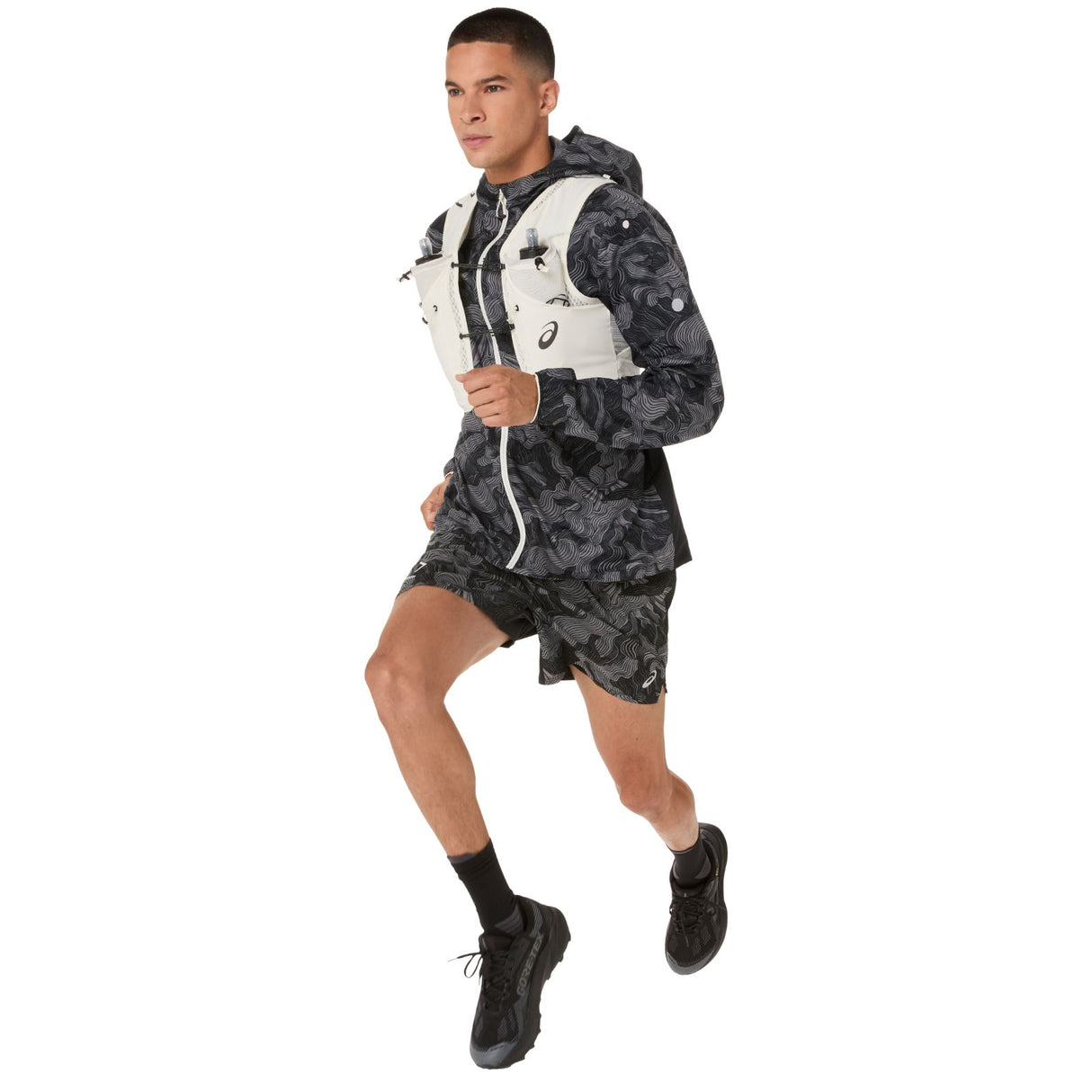 ASICS MENS FUJITRAIL PACKABLE JCK BLK