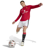 adidas MUFC 26 Auth Home LS Jersey Red