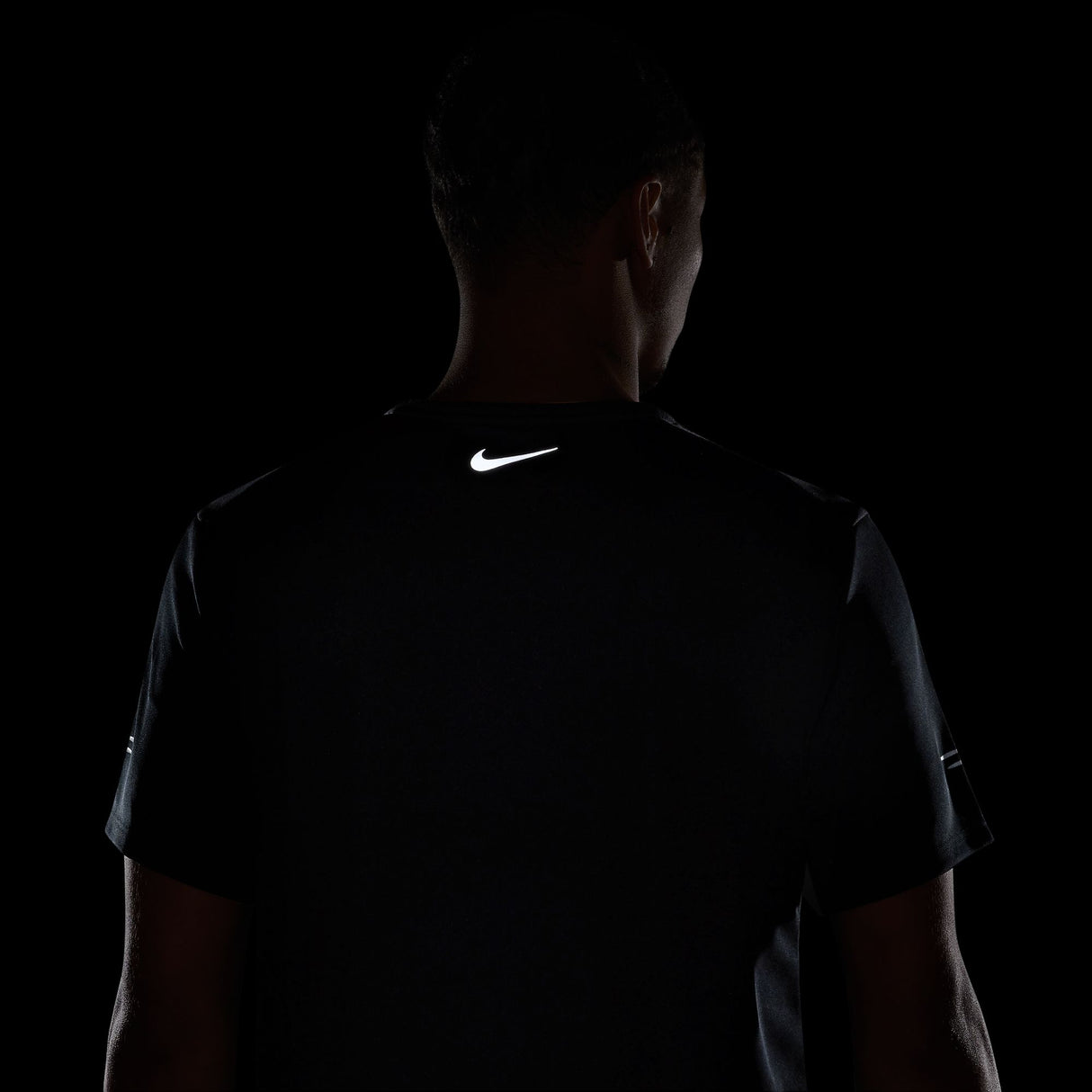 Nike Miler Flash Mens Dri-Fit Uv Short-Sleeve Running Top