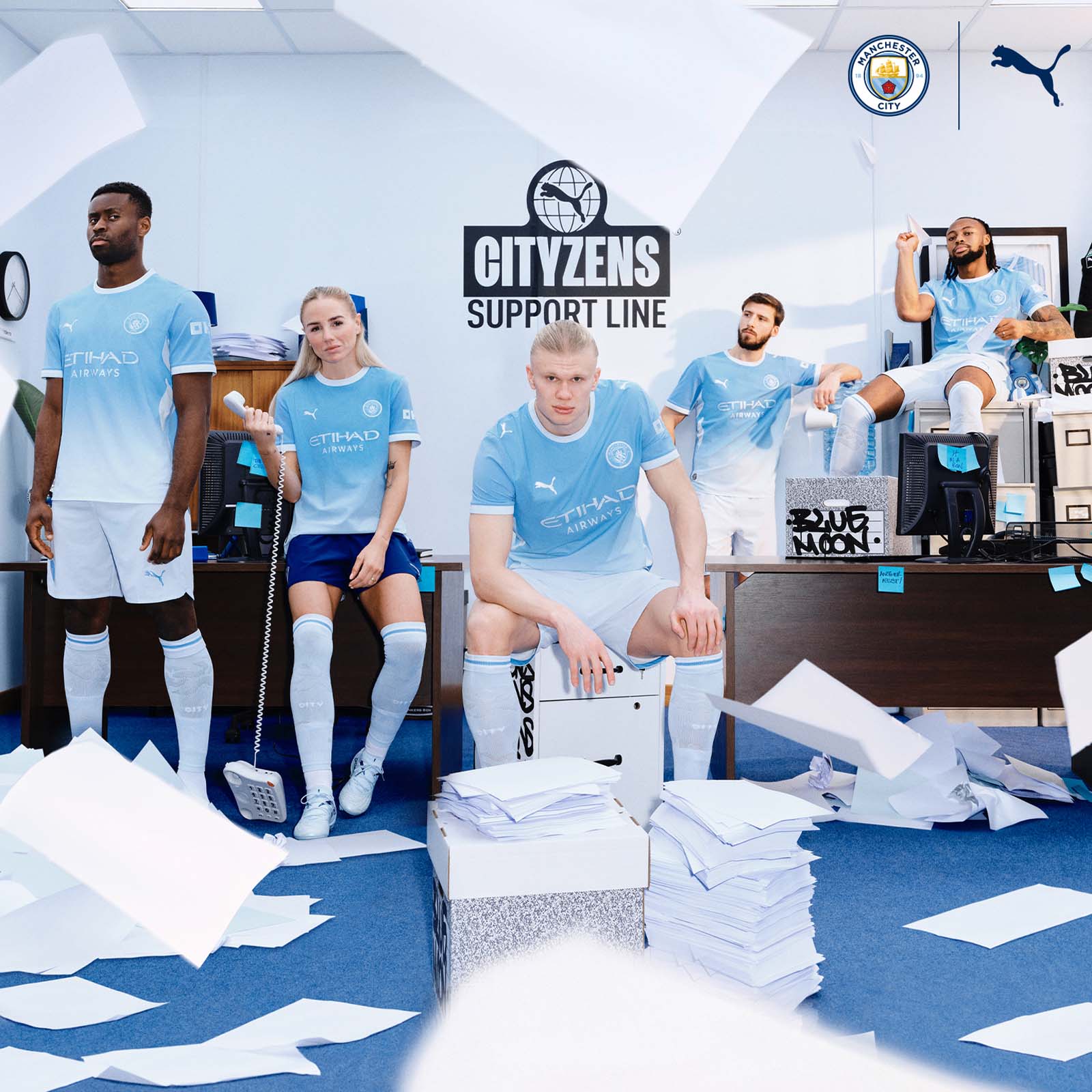 Puma Manchester City FC 2026/27 Adults Home Replica Jersey