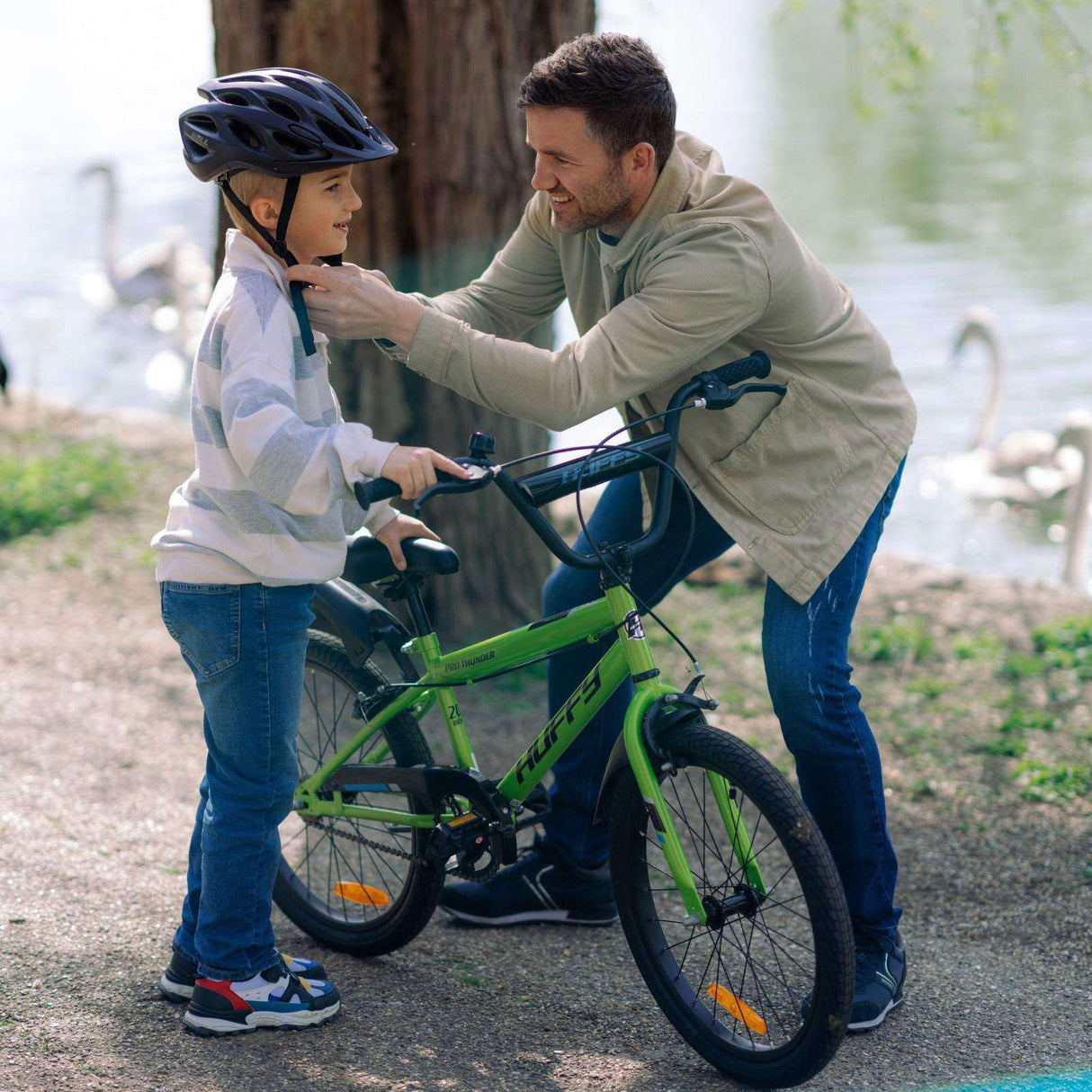 Huffy Pro Thunder Kids 20in Green