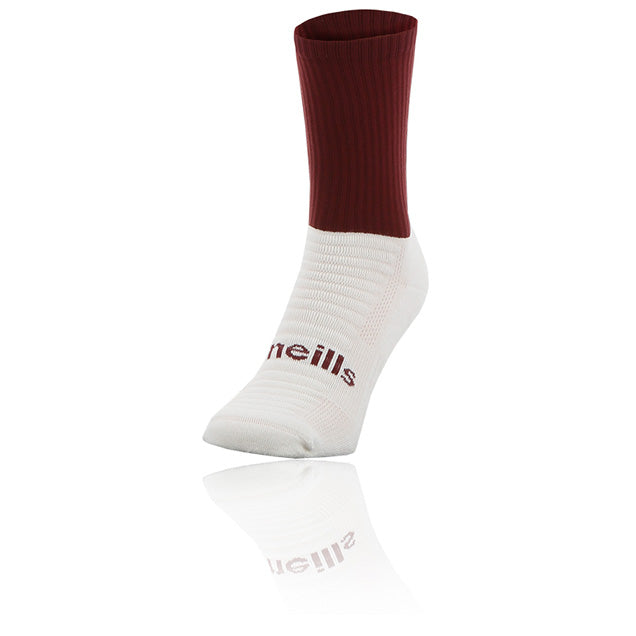 O'Neills Midi Maroon/White