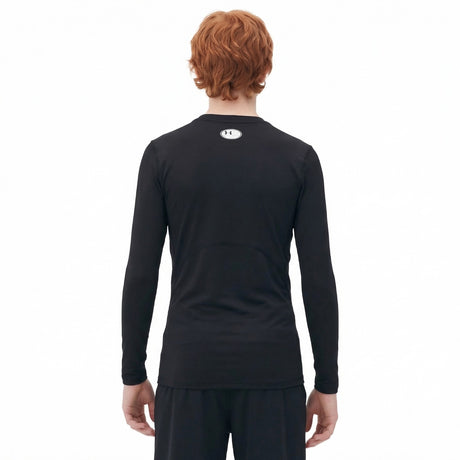 UA Boys HG Armour LS Top Black