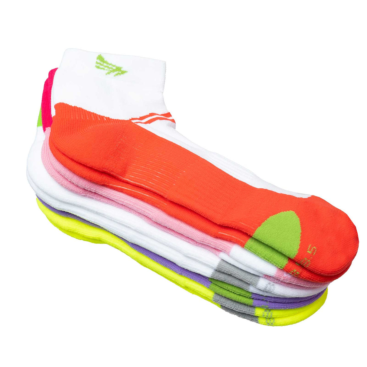 Puresox Cushioned Womens 5 Pack Socks Multi