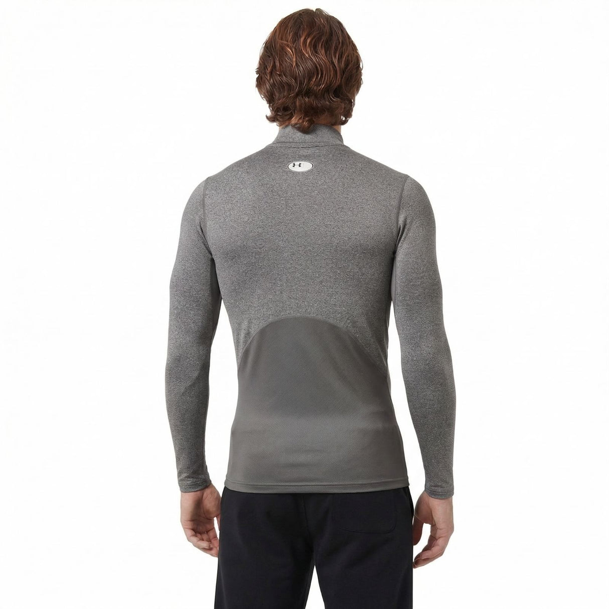 Under Armour Mens ColdGear® Armour Compression Mock Grey