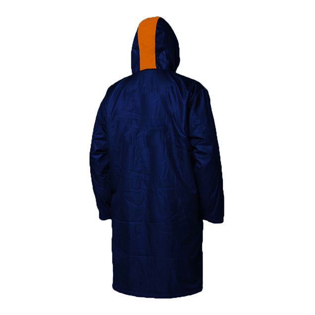 Zone3 Polar Fleece Parka Robe Navy/Orang