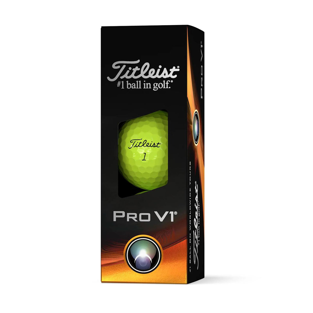 Titleist Pro V1 Dozen Golf Balls - Yellow