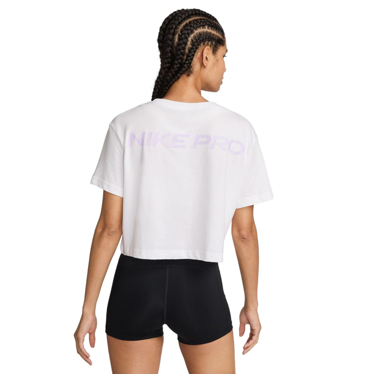 Nike Pro Womens Dri-FIT Short-Sleeve Cropped T-Shirt