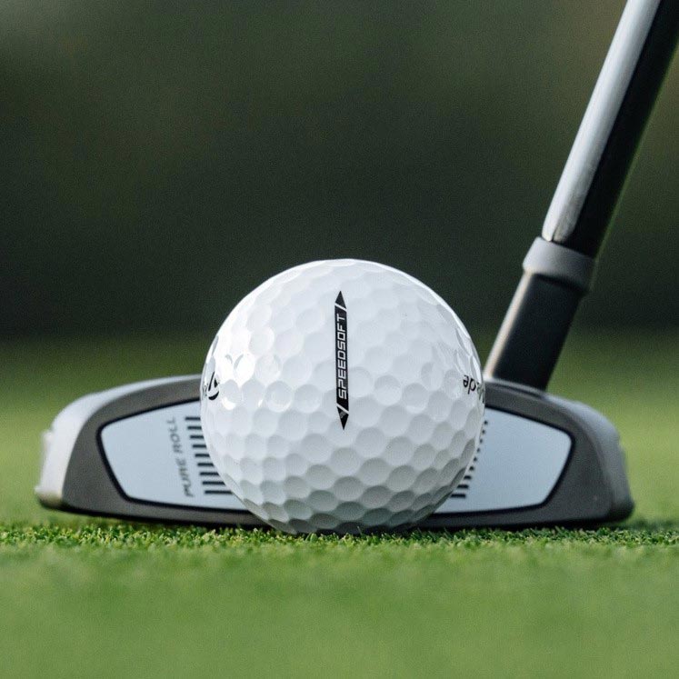 Taylormade Speedsoft 2024 Golf Ball White - Dozen