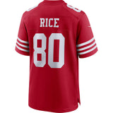 Nike NFL 49ers Rice 80 Home Game Jersey