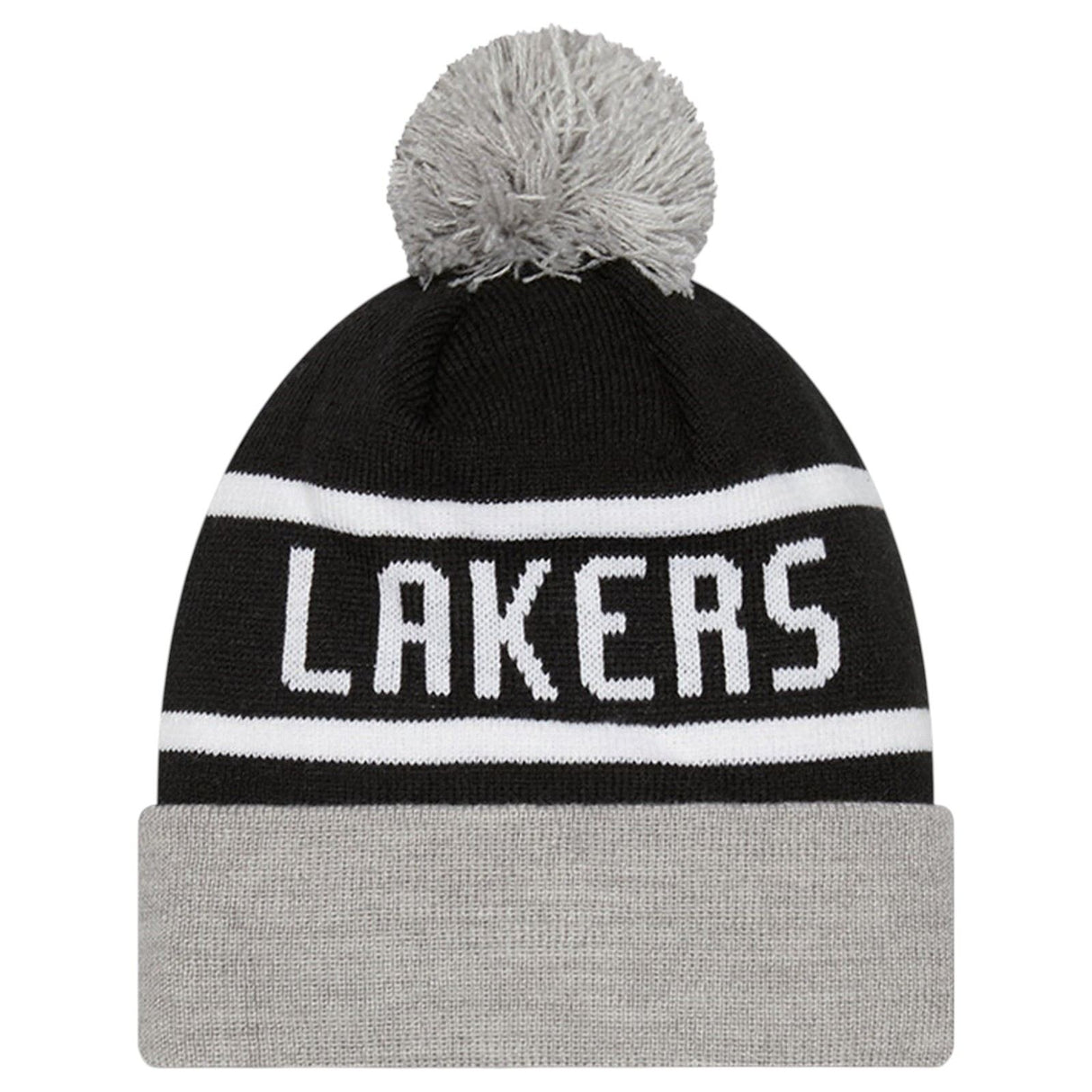 New Era Los Angeles Lakers NBA Jake Cuff Knit Bobble Hat