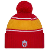New Era Chiefs NFL Sideline 2024 Bobble Beanie Hat
