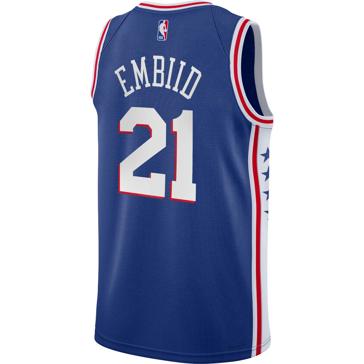 Nike NBA 76ers Embiid 21 Kids Icon Jersey