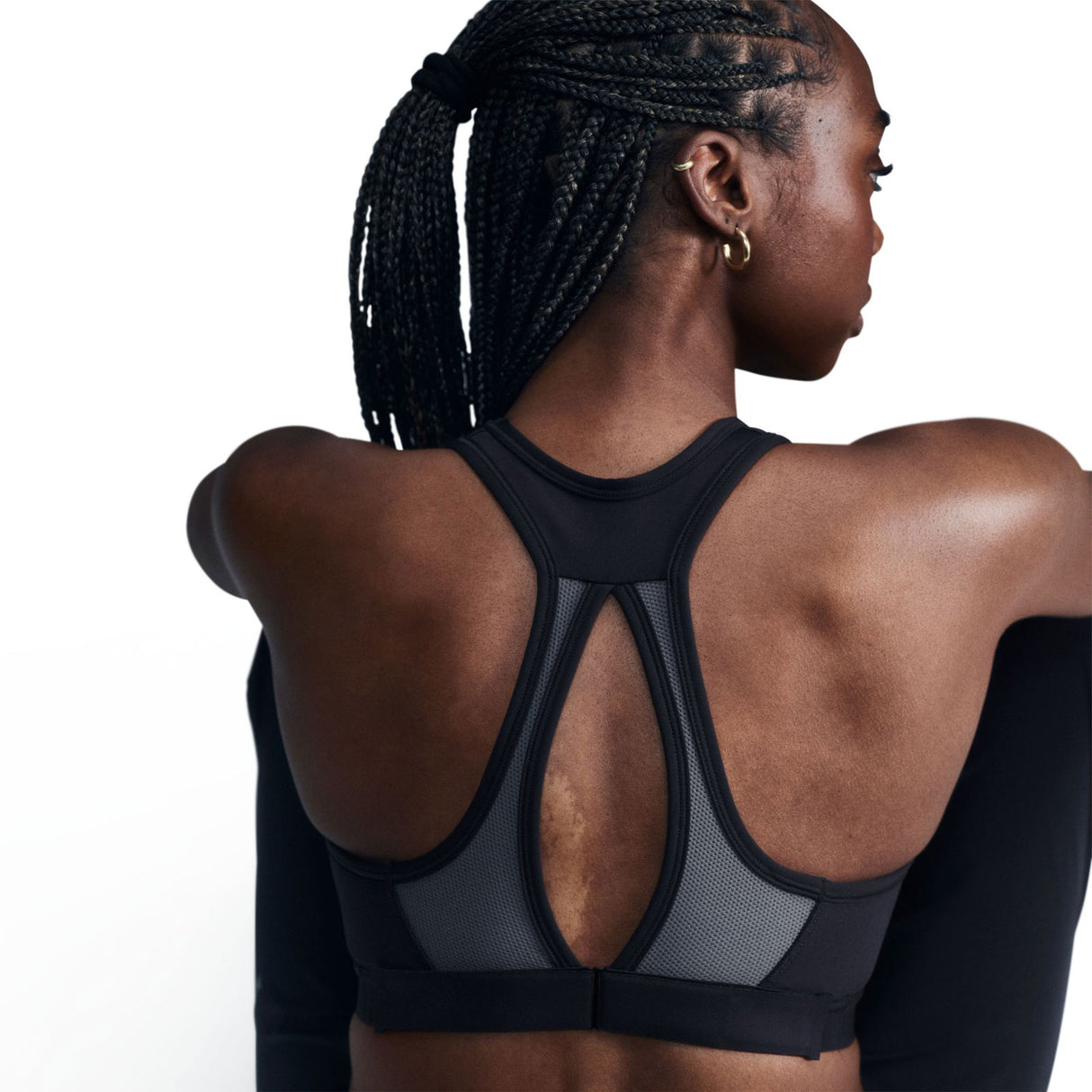 Nike Swoosh High Support Womens Non-Padded Adjustable Sports Bra